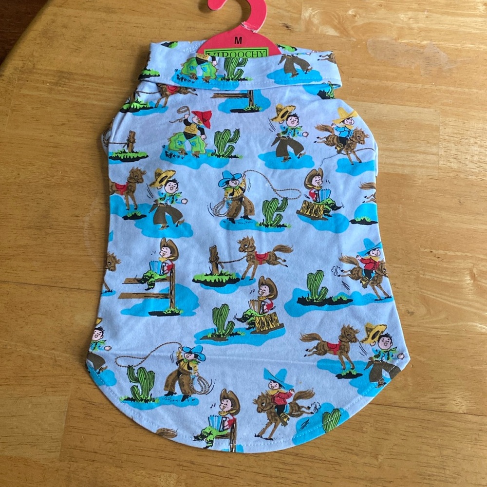 ! Vipoochy Pet Pooch boutique dog fabric suit size M new - Picture 8 of 11